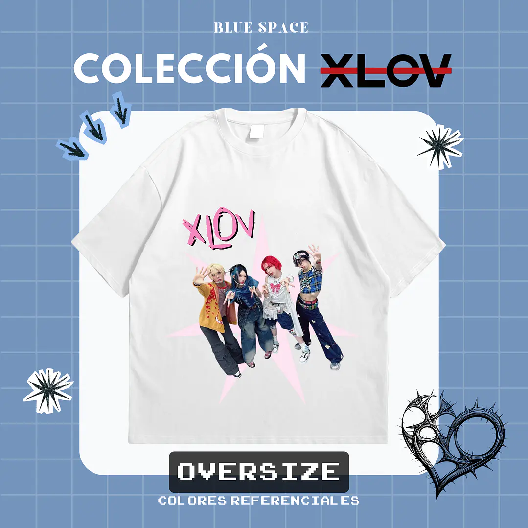 Polera XLOV - GRUPAL STAR 7