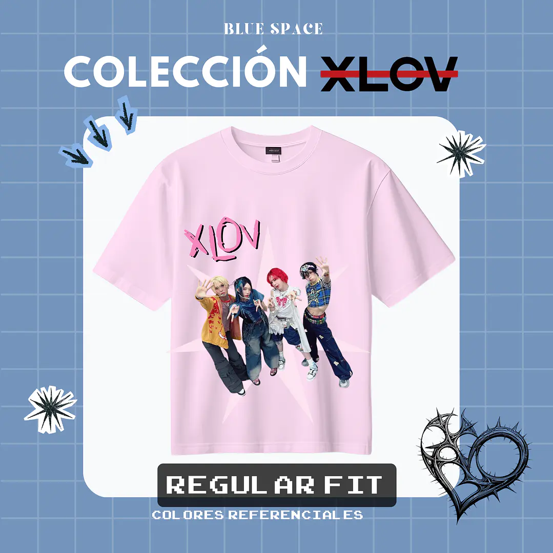 Polera XLOV - GRUPAL STAR 10