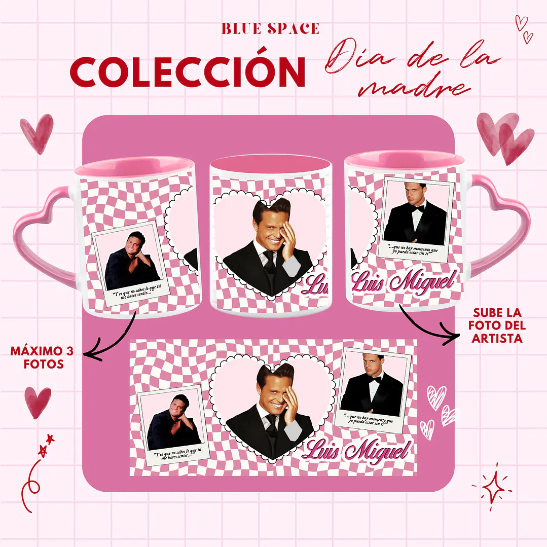 Taza DISEÑO CUADROS LUIS MIGUEL  -  PERSONALIZA 1