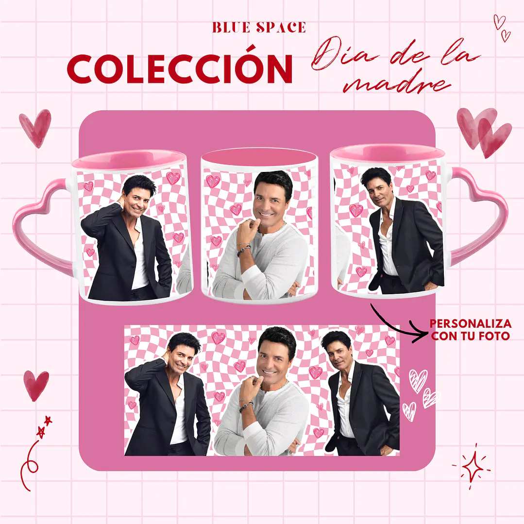 Taza DISEÑO CUADROS CHAYANNE  -  PERSONALIZA 1