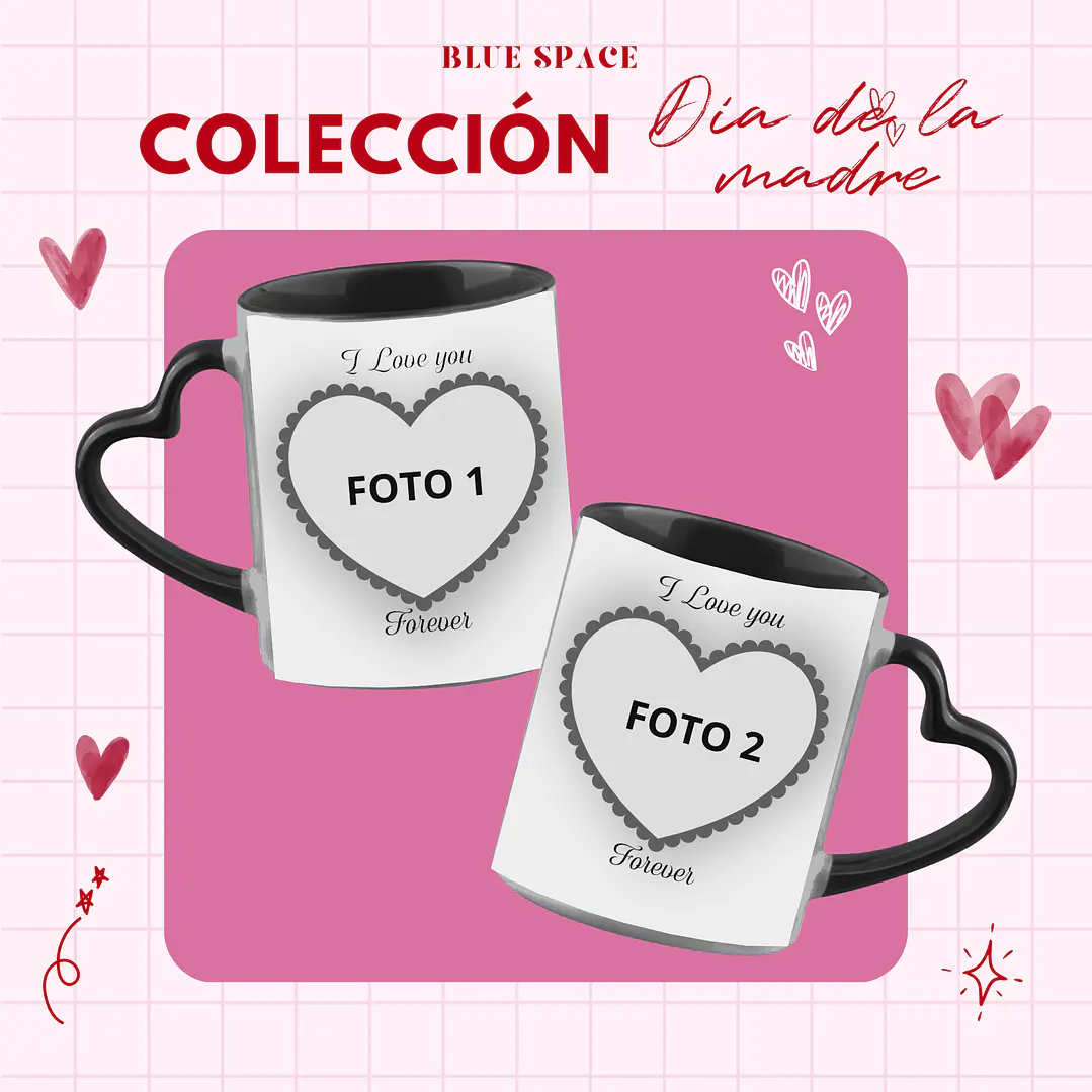 Taza I LOVE YOU FOREVER - PERSONALIZA 2