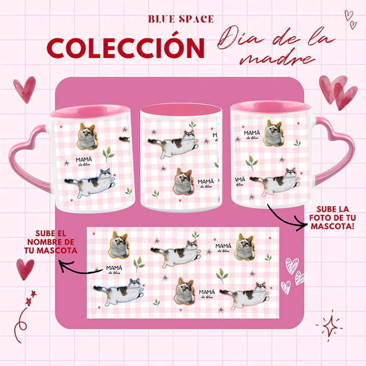 Taza MAMÁ DE (Mascota) - PERSONALIZA 1