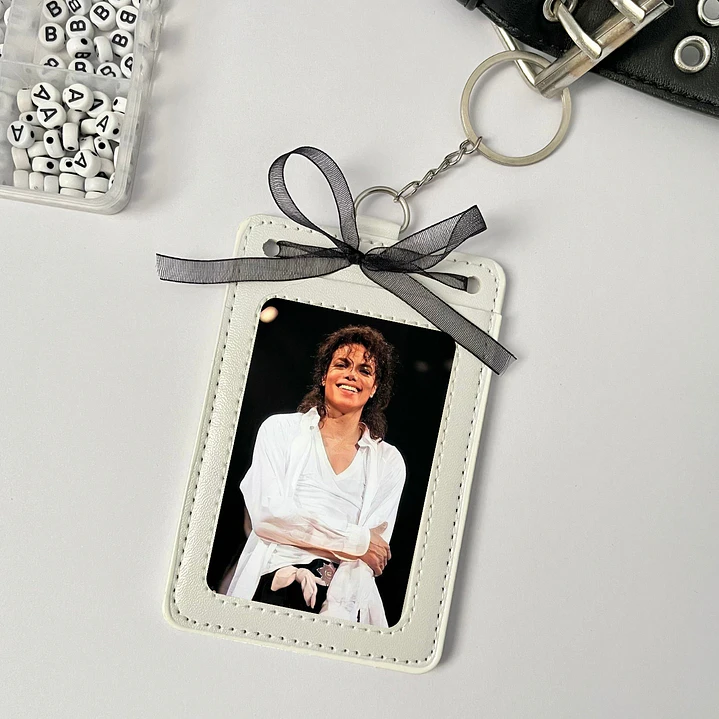 Holder de Cuero Blanco - Michael Jackson 1