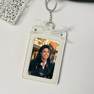 Holder de Cuero Blanco - Michael Jackson
