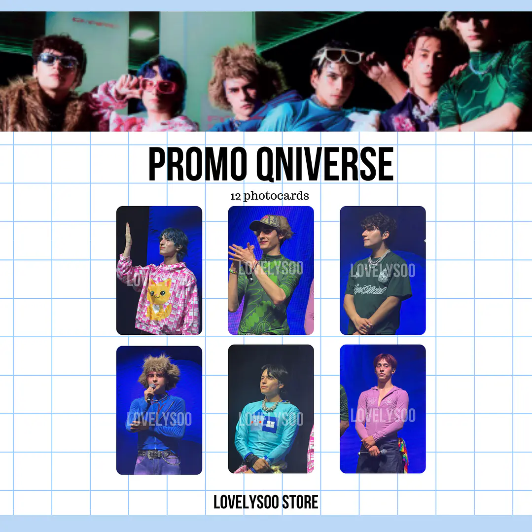PROMO QNIVERSE - 12 PHOTOCARDS Q ARE 1