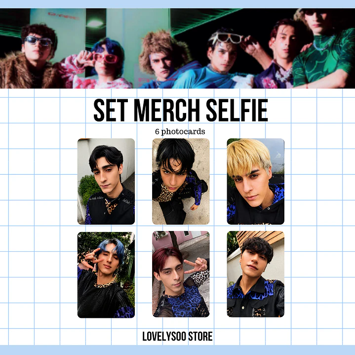SET FANMADE Q_ ARE FÚ SELFIE - 6 PHOTOCARDS 1