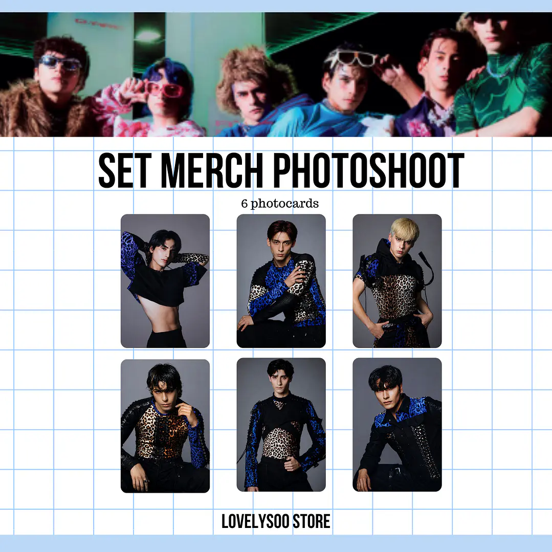 SET FANMADE Q_ ARE FÚ PHOTOSHOOT - 6 PHOTOCARDS 1