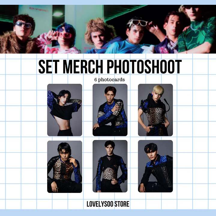 SET FANMADE Q_ ARE FÚ PHOTOSHOOT - 6 PHOTOCARDS 1