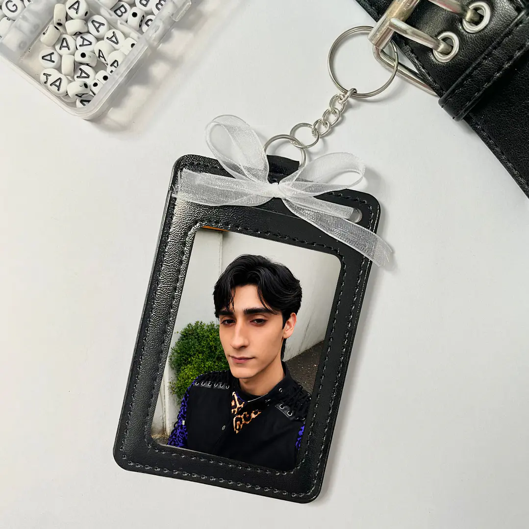 Holder de Cuero Negro - Q_ARE FÚ 5