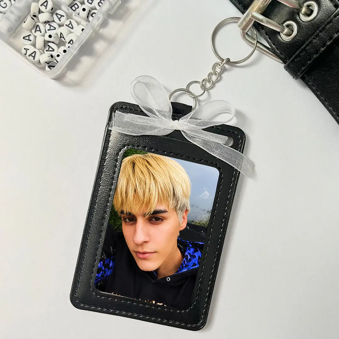 Holder de Cuero Negro - Q_ARE FÚ 4