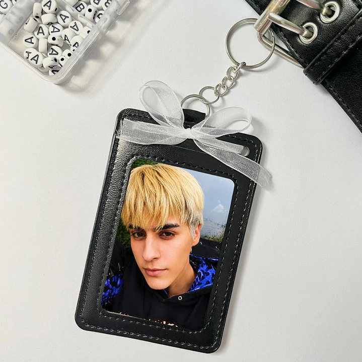 Holder de Cuero Negro - Q_ARE FÚ 4