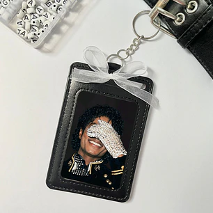 Holder de Cuero Negro - Michael Jackson