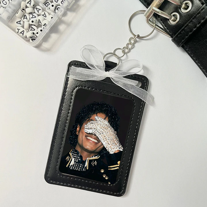 Holder de Cuero Negro - Michael Jackson 1