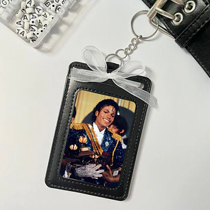 Holder de Cuero Negro - Michael Jackson