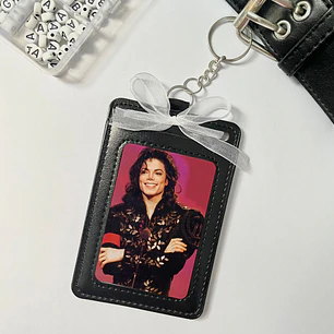 Holder de Cuero Negro - Michael Jackson