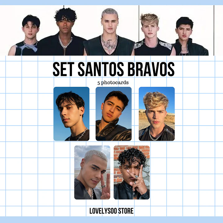SET FANMADE SANTOS BRAVOS SELFIE - 6 PHOTOCARDS 1