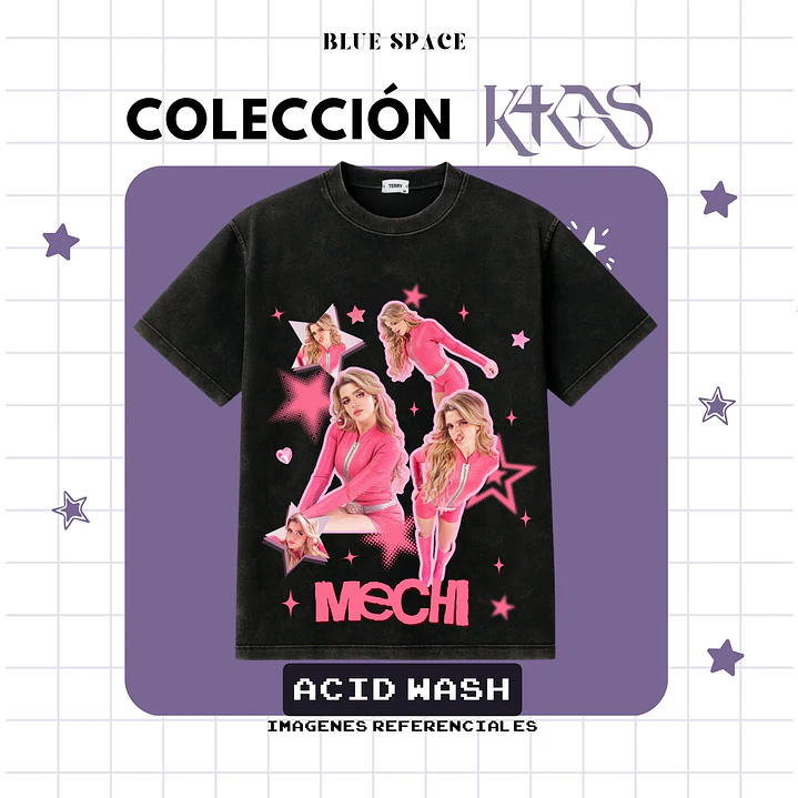 Polera K4OS - MECHI STARS 10