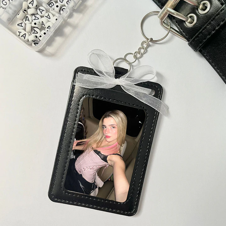 Holder de Cuero Negro - MECHI K4OS 1