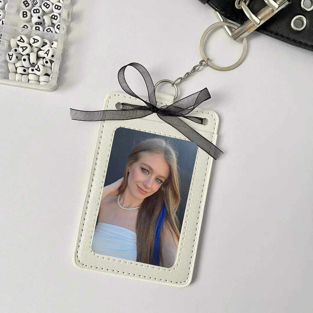 Holder de Cuero Blanco - LILY K4OS 1