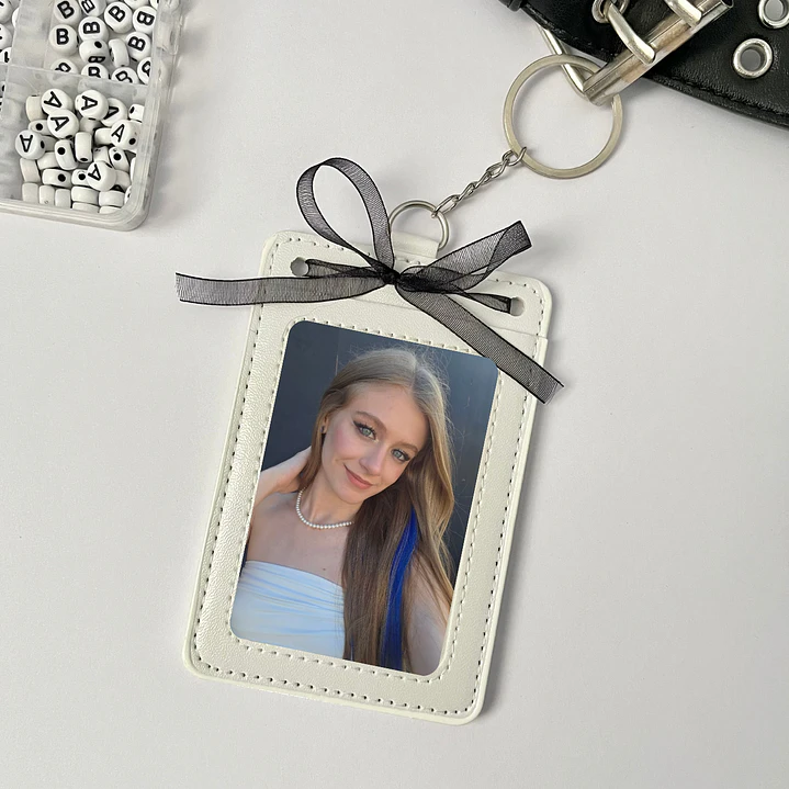 Holder de Cuero Blanco - LILY K4OS 1