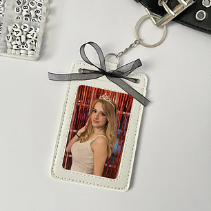 Holder de Cuero Blanco - TAU K4OS
