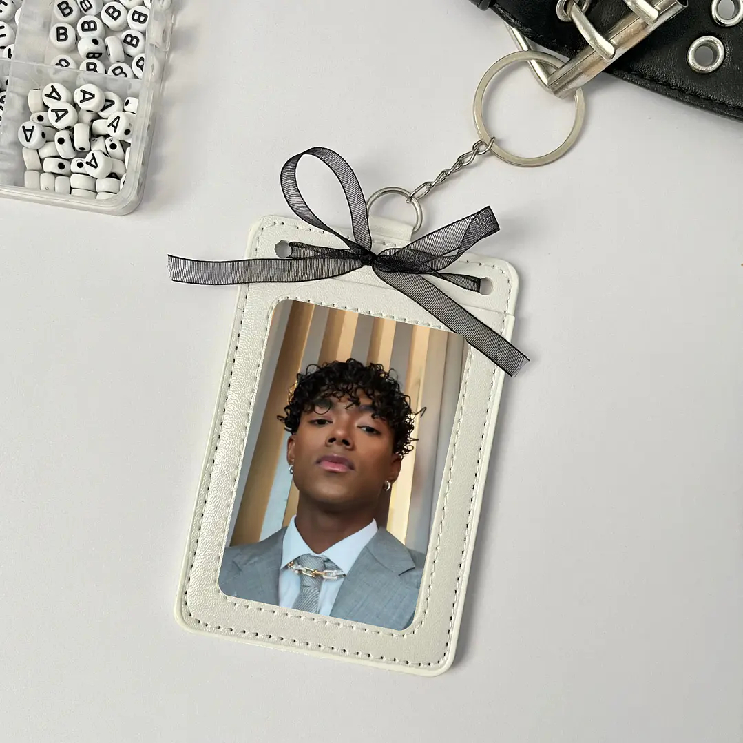 Holder de Cuero Blanco - KAUE SANTOS BRAVOS 1