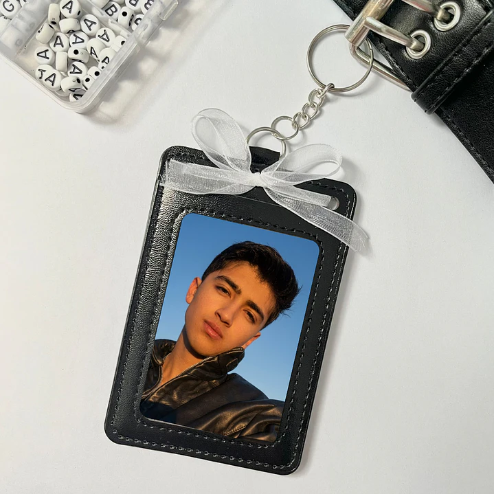 Holder de Cuero Negro - KENNETH SANTOS BRAVOS 1