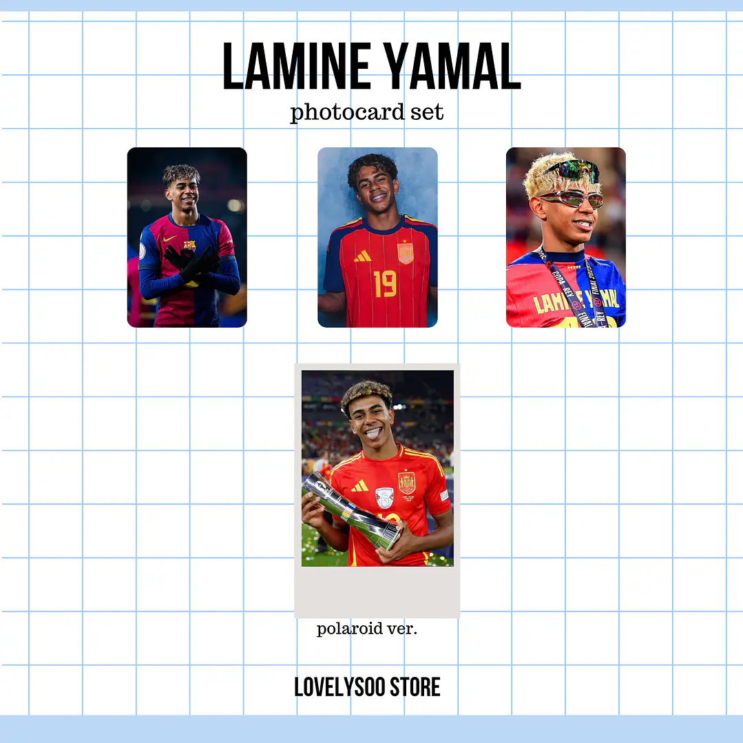 LAMINE YAMAL FUTBOL - Set de Photocards Fanmade 1
