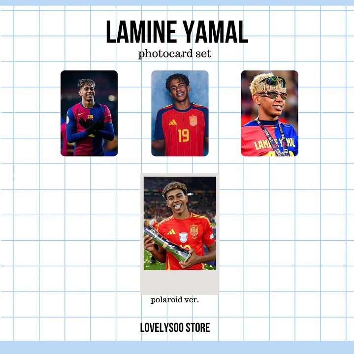 LAMINE YAMAL FUTBOL - Set de Photocards Fanmade 1