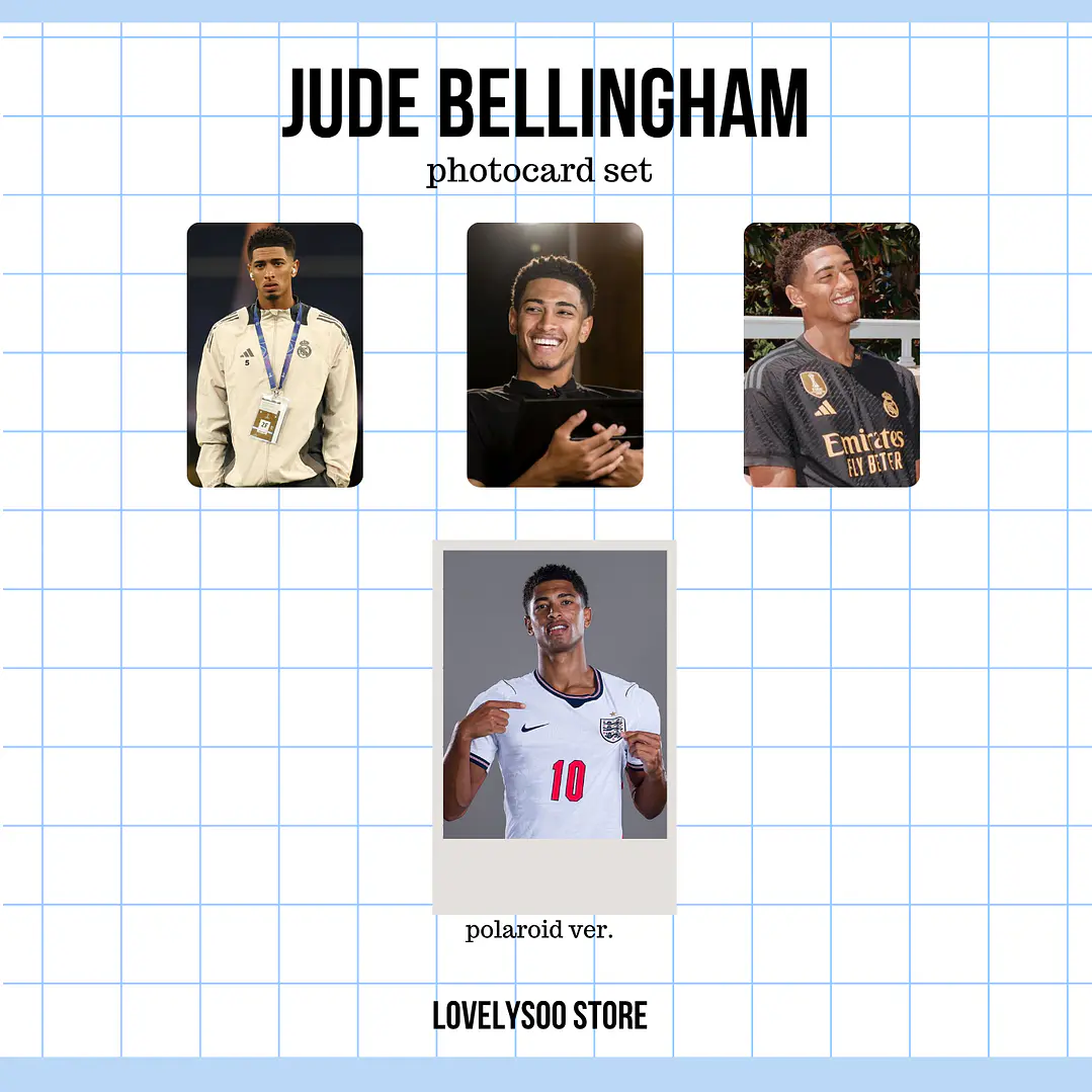 JUDE BELLINGHAM FUTBOL - Set de Photocards Fanmade 1
