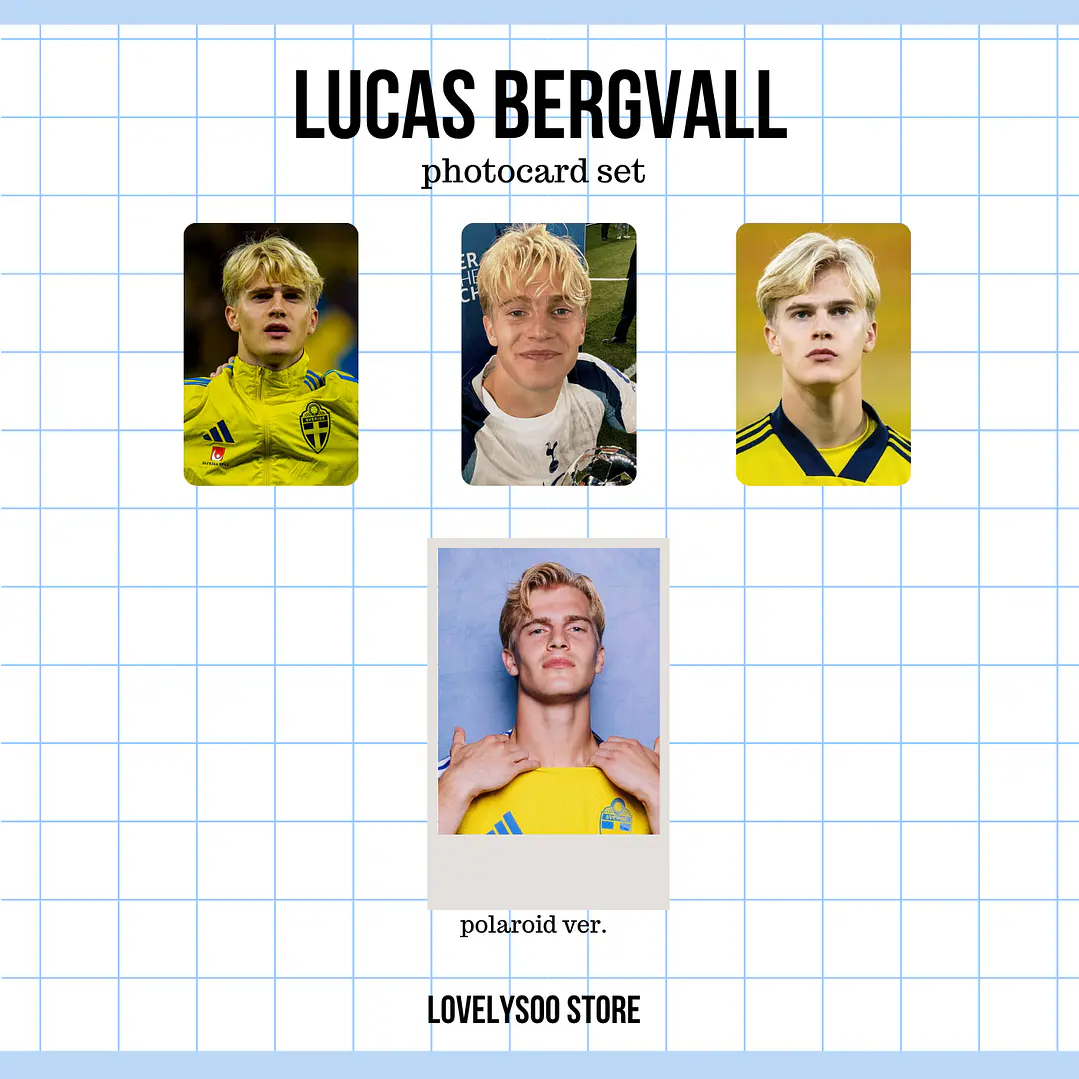 LUCAS BERGVALL FUTBOL - Set de Photocards Fanmade 1