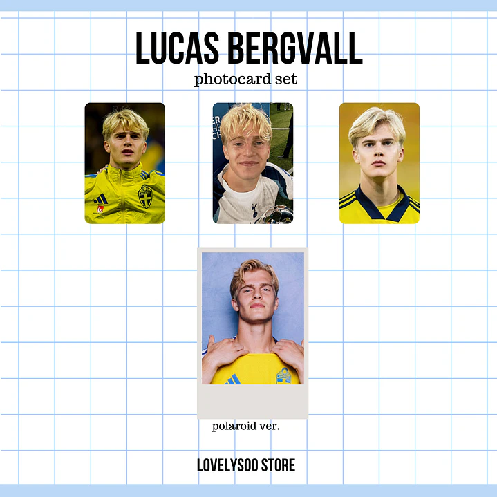 LUCAS BERGVALL FUTBOL - Set de Photocards Fanmade 1