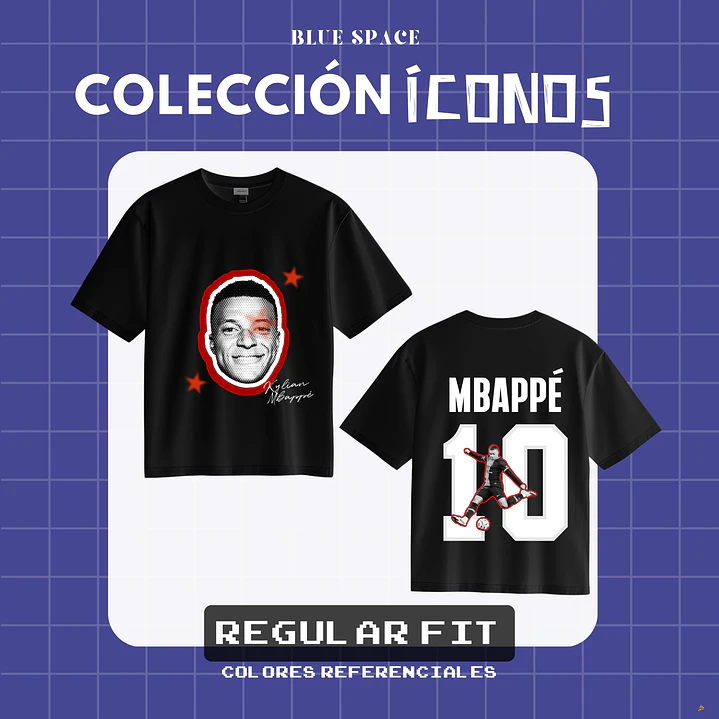 Polera ÍCONO - KILLIAN MBAPPÉ 8