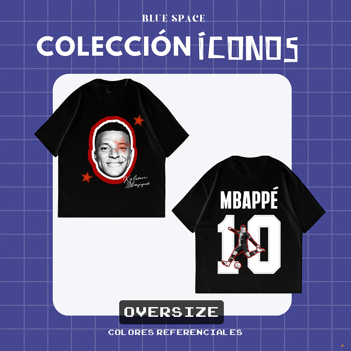 Polera ÍCONO - KILLIAN MBAPPÉ 9