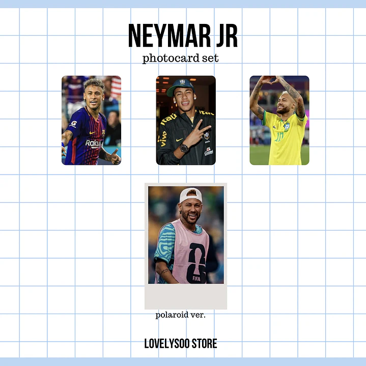 NEYMAR JR FUTBOL - Set de Photocards Fanmade 1