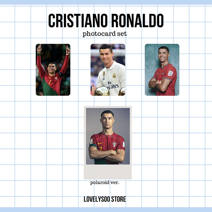 CRISTIANO RONALDO FUTBOL - Set de Photocards Fanmade 1