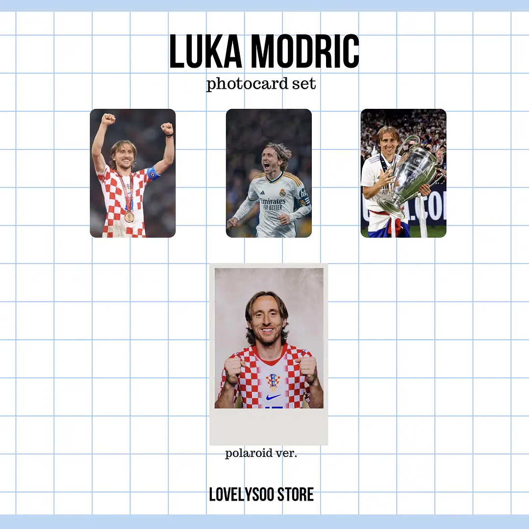 LUKA MODRIC FUTBOL - Set de Photocards Fanmade 1