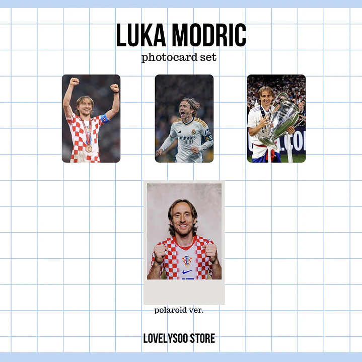 LUKA MODRIC FUTBOL - Set de Photocards Fanmade 1