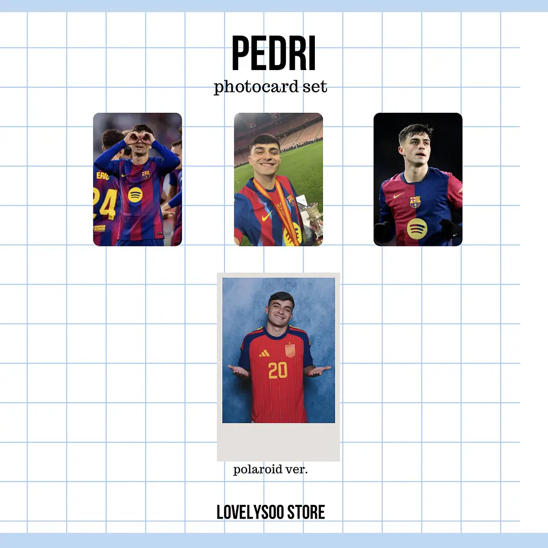 PEDRI FUTBOL - Set de Photocards Fanmade 1
