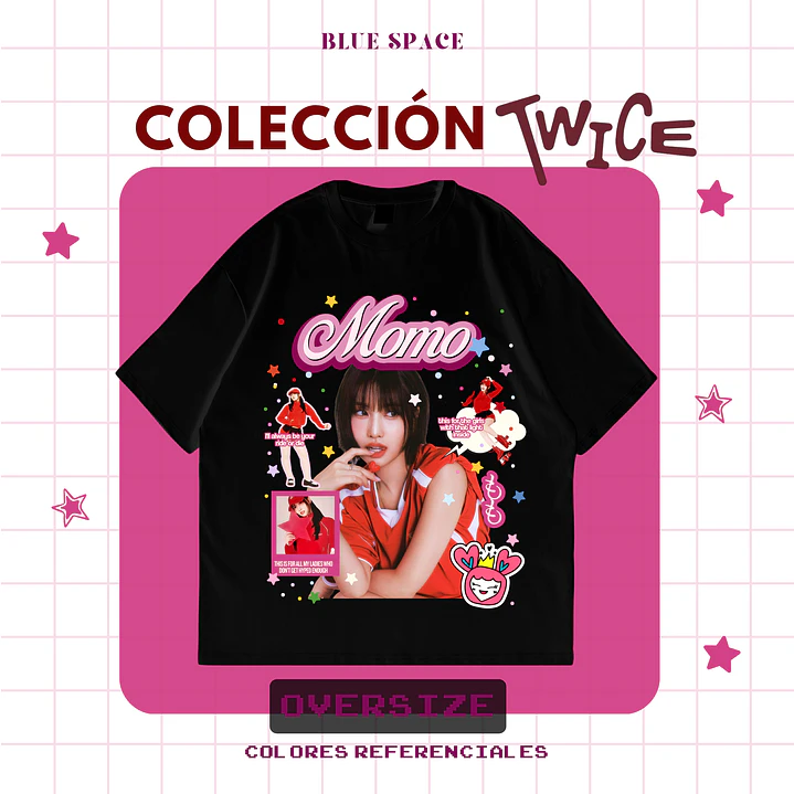 Polera TWICE - MOMO THIS IS FOR 6