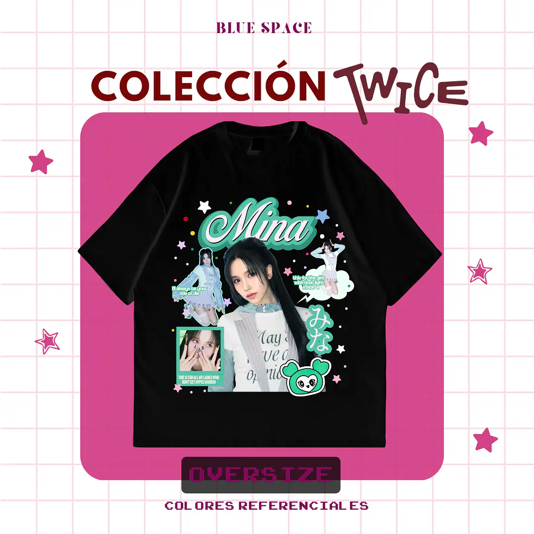Polera TWICE - MINA THIS IS FOR 1