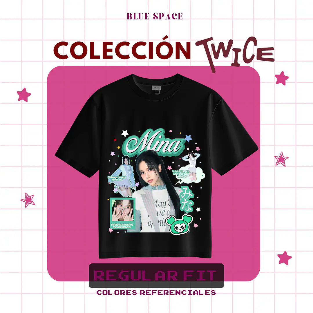 Polera TWICE - MINA THIS IS FOR 3