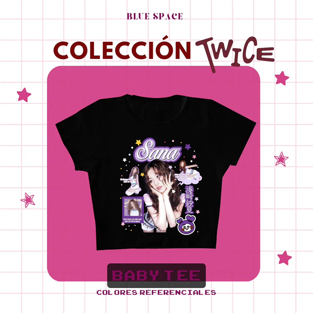 Polera TWICE - SANA THIS IS FOR 3
