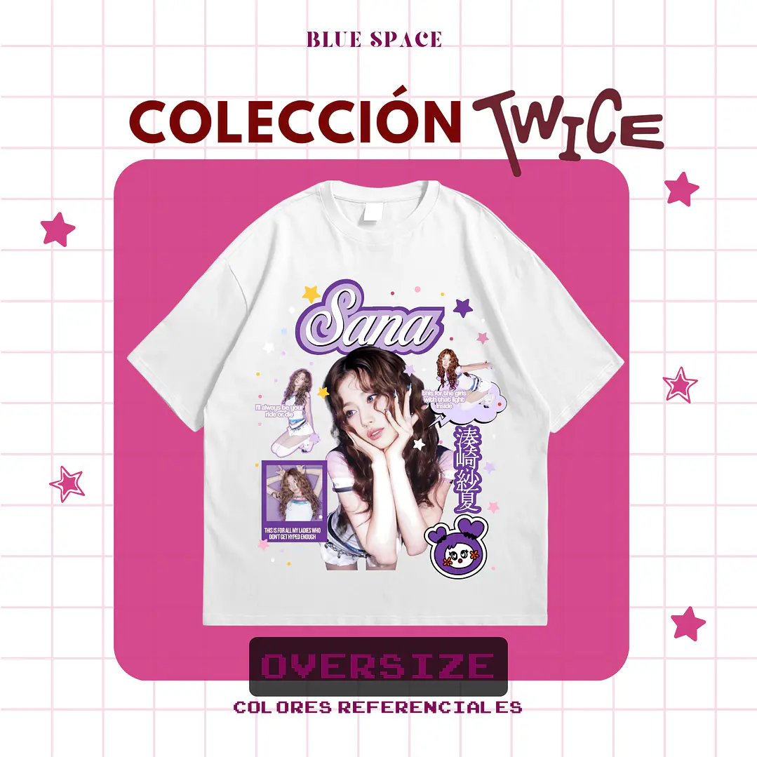 Polera TWICE - SANA THIS IS FOR 8