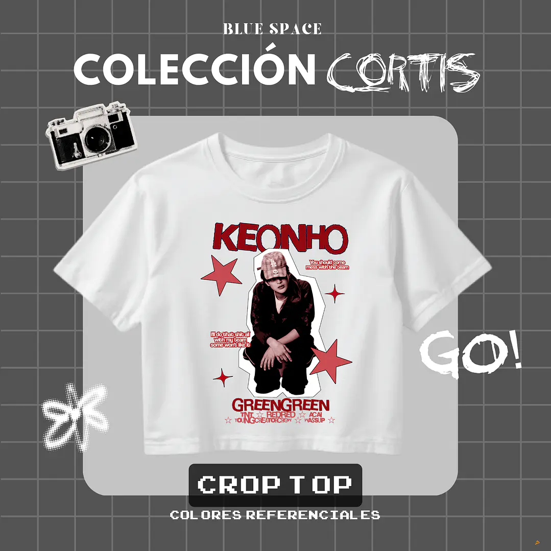 Polera CORTIS - KEONHO GREEN GREEN 7