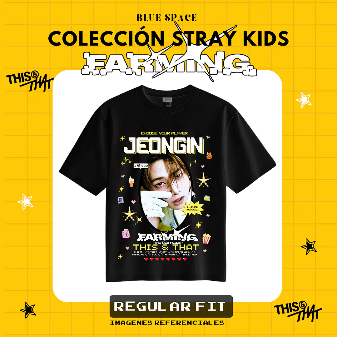Polera STRAY KIDS - JEONGIN FARMING 1