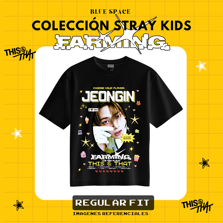 Polera STRAY KIDS - JEONGIN FARMING 1
