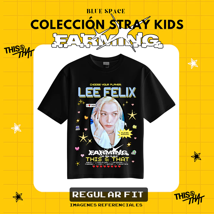 Polera STRAY KIDS - FELIX FARMING 1