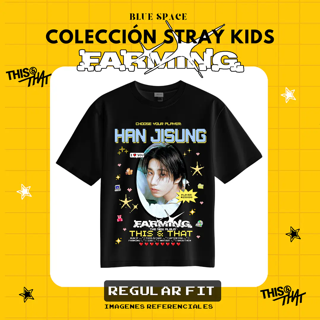 Polera STRAY KIDS - HAN JISUNG FARMING 1
