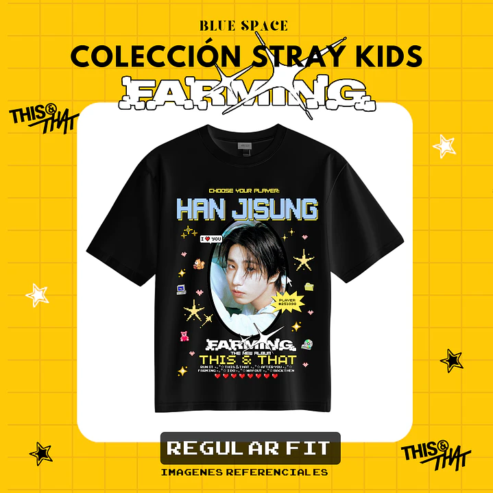 Polera STRAY KIDS - HAN JISUNG FARMING 1